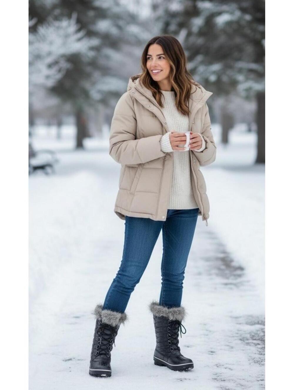 SOREL $190 Tofino II Size 6 Black Women’s Winter Snow Boots NWT
